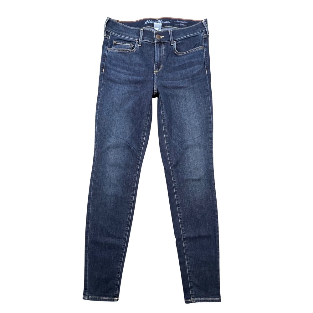 Eddie Bauer Blue Slightly Curvy Skinny Jeans Women 8